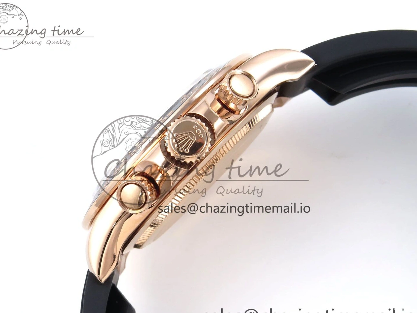 0206 Bold Daytona 126515 QF 1:1 Best Edition Black RG Dial on Oysterflex Strap SH4131 V 702